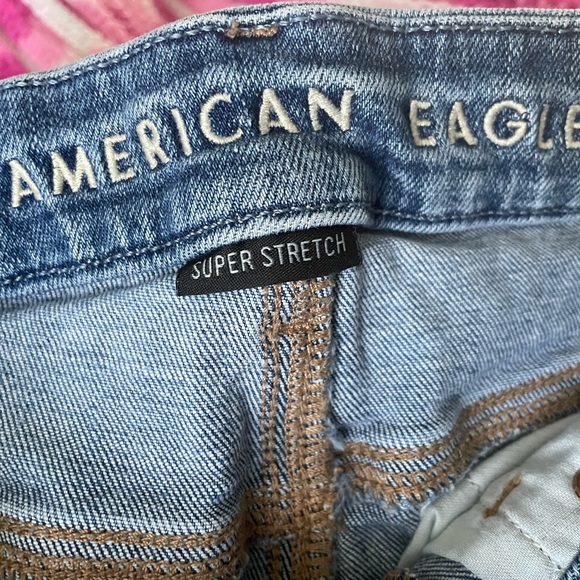 American Eagle curvy high waist rainbow shorts - Picture 2 of 8